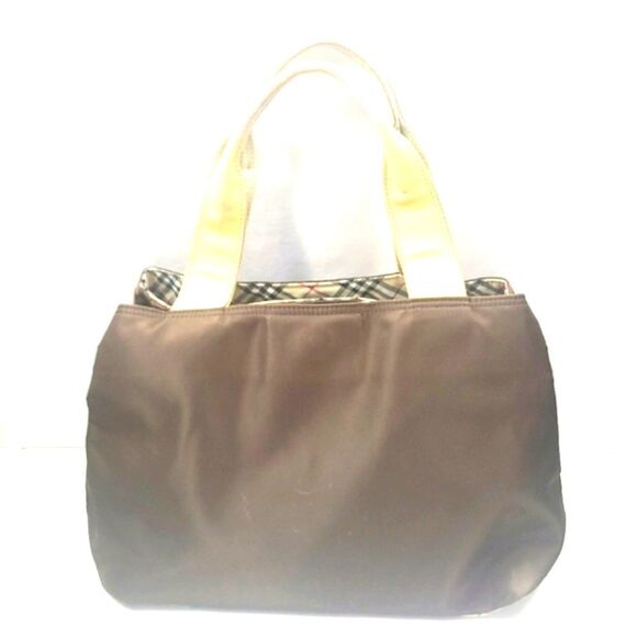Burberry Canvas Leather Bag - Picture 1 of 6